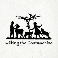 Milking The Goatmachine Back From The Goats -coloured-