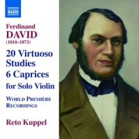 David, F. 20 Virtuoso Studies/6 Caprices For Solo Violin