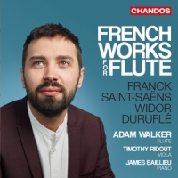 Adam Walker Thimoty Ridout James Ba French Works For Flute